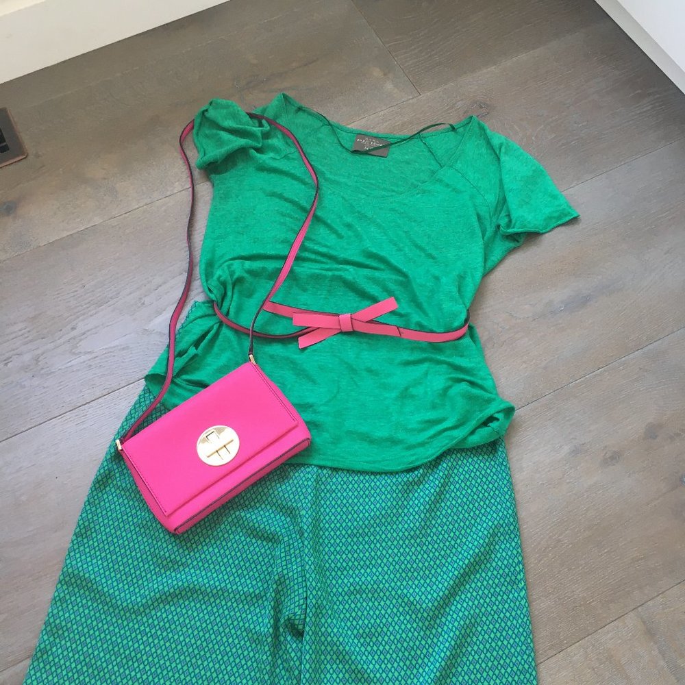 Green Summer Pants from Zara